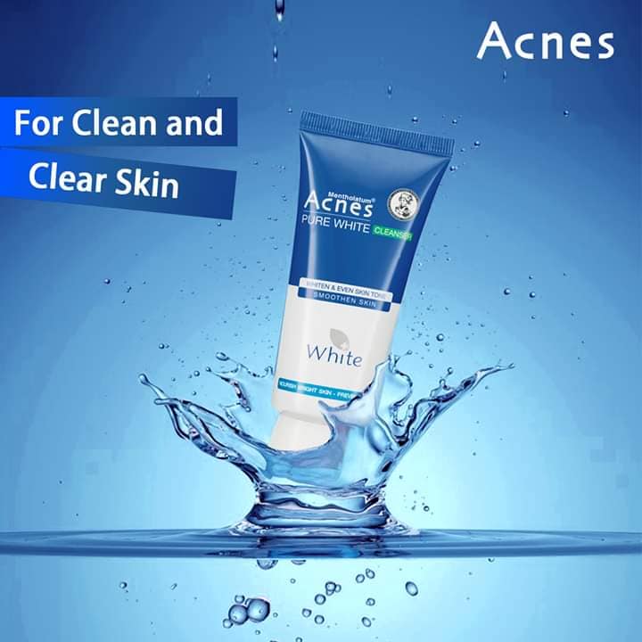 3 Tuýp Sữa rửa mặt dưỡng trắng Acnes 25g