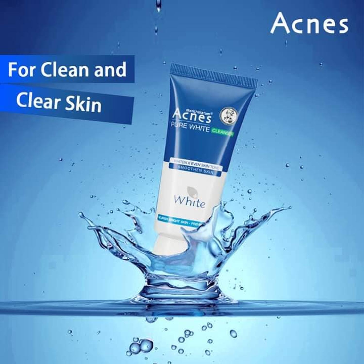 3 Tuýp Sữa rửa mặt dưỡng trắng Acnes 25g