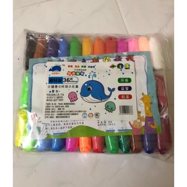 [HCM]Bịch 36 gói đất sét Nhật làm Slime siêu nhẹ