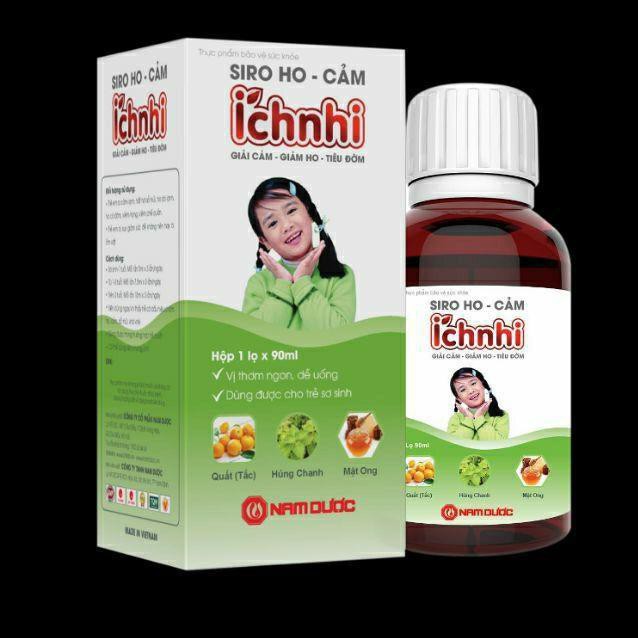 [HCM]Siro cảm - ho- sổ mũi ÍCH NHI