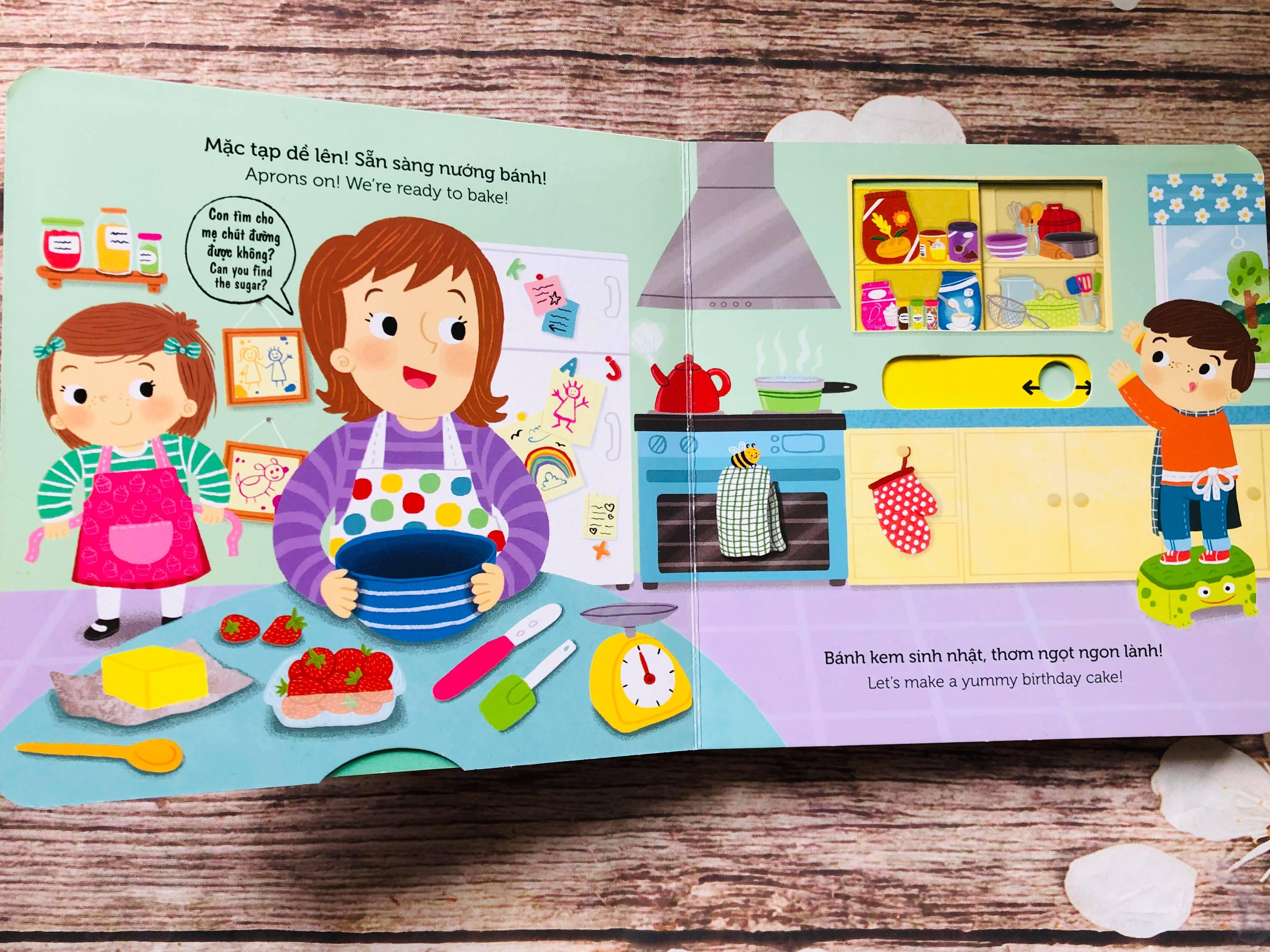 SÁCH - Sách Chuyển Động - Busy - Baking - Làm Bánh