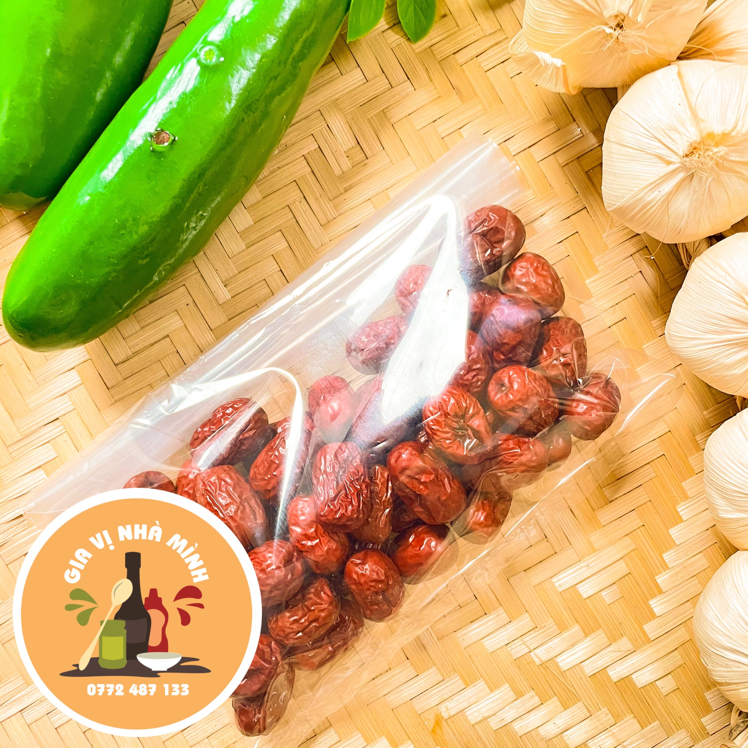 TÁO ĐỎ SẤY KHÔ TÂN CƯƠNG HẠT TO 100GR