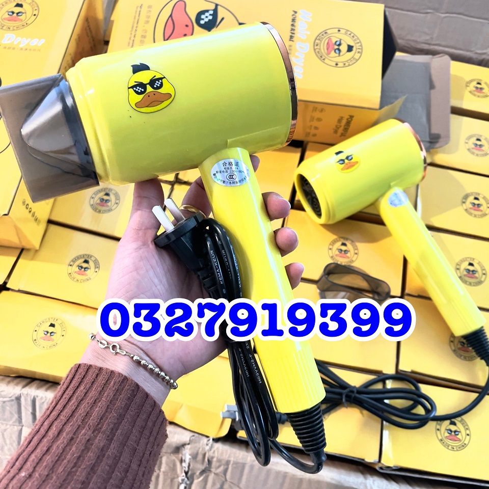 Máy sấy tóc 2 chiều nóng lạnh BB vàng 1800W