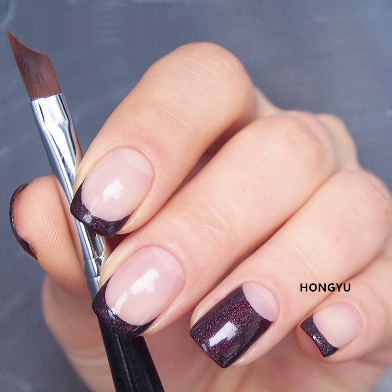 [HCM]Cọ nửa trăng đen - phen đầu móng vẽ hoa