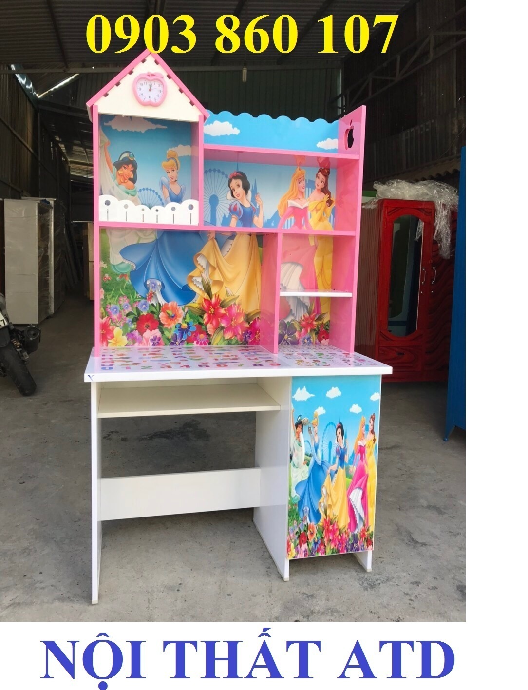 [HCM]Bàn học sinh nhựa in hình 3d cho bé gái bé trai- nhiều hình đẹp hcm bình dương