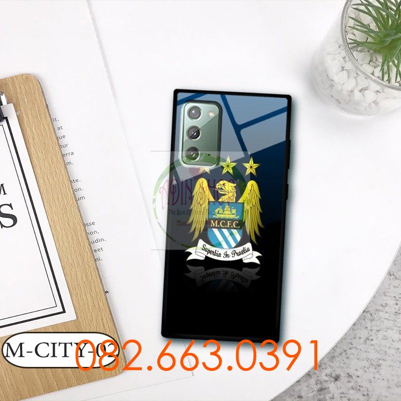 [HCM]Ốp lưng Samsung Note 20 ép kính đội bóng đá