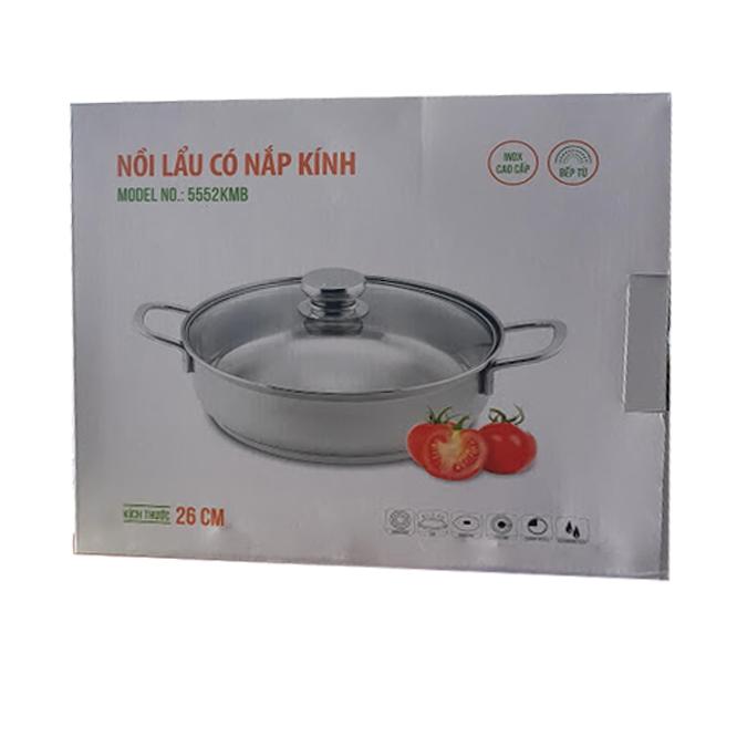 Nồi lẩu inox Elmich 5552KMB 26cm