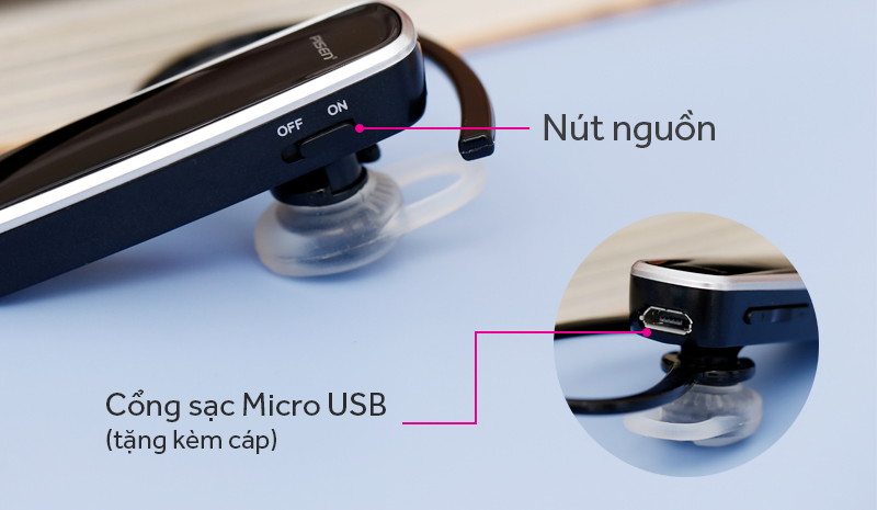 Tai nghe Bluetooth Pisen LE002+ Đen