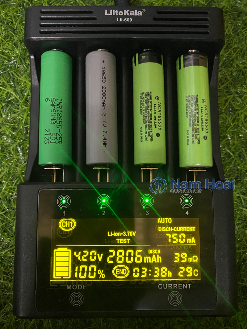 Cell pin 18650 Samsung 2500mah-10C (Xả 30A)