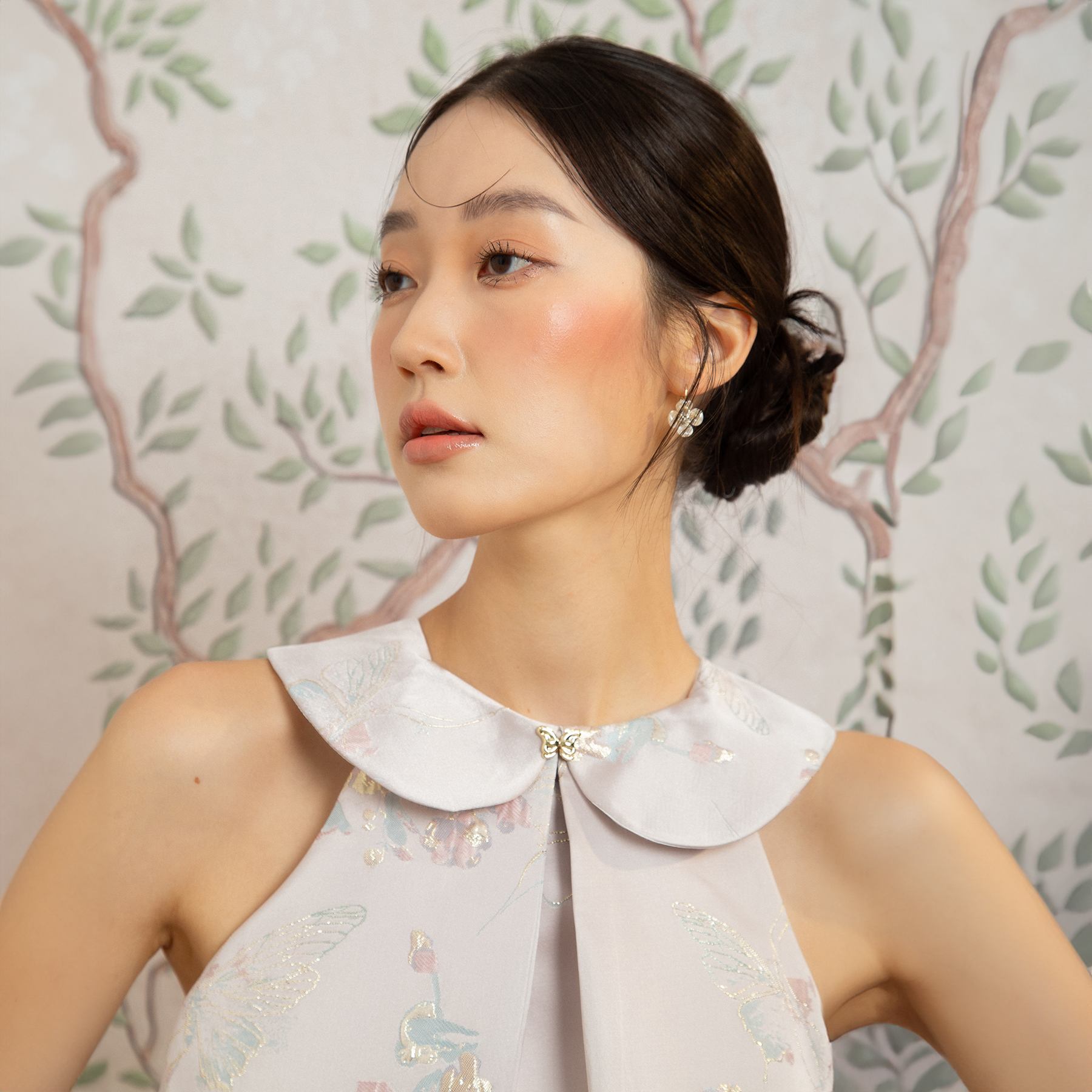 Áo Yếm Cổ Bèo Tiểu Thư - EDINI - A1636