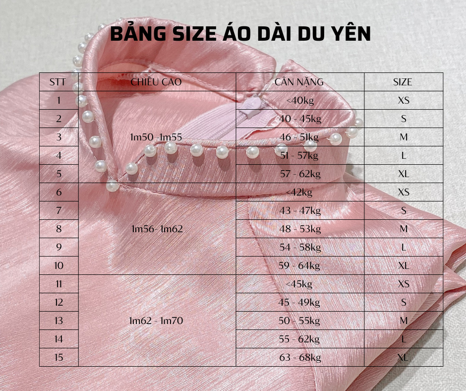 Áo Dài Truyền Thống Lụa Vân Gỗ , Mộc Hồng Ruốc ( Áo Dài Thiết Kế Du Yên)