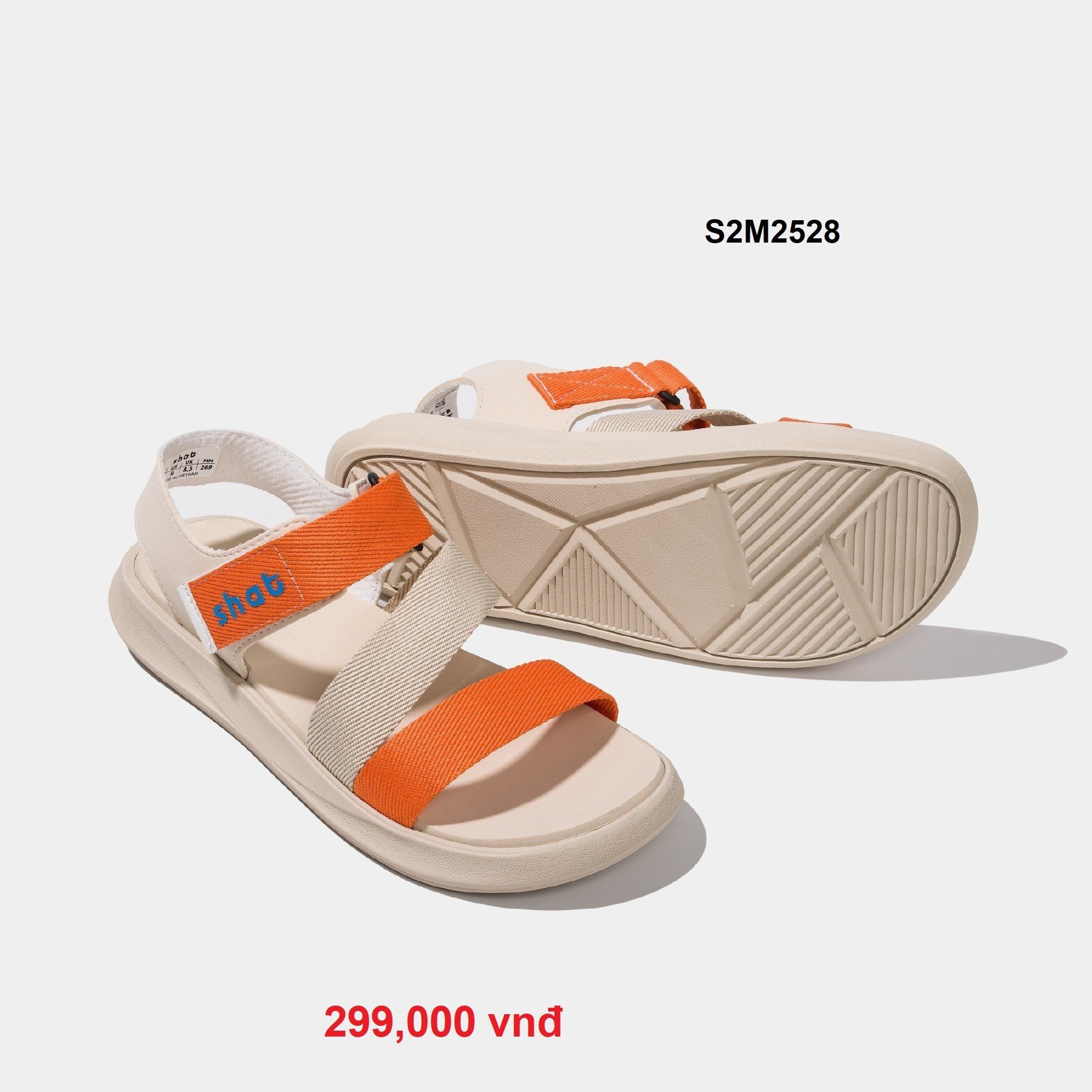 Giày Sandals Unisex Shat S2 Be Cam S2M2528
