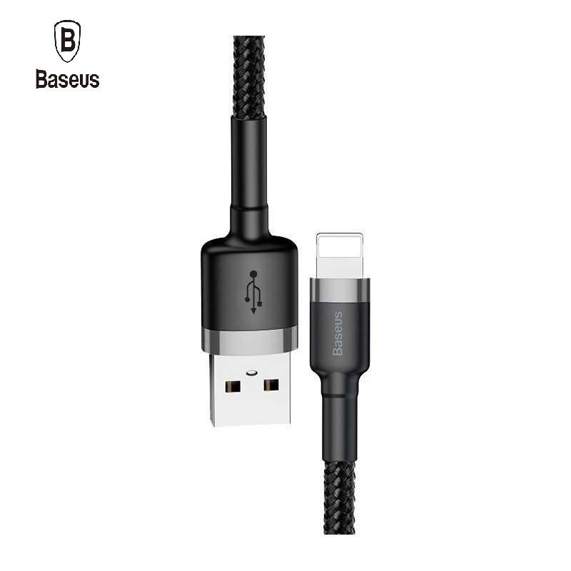 [HCM]Cáp sạc nhanh siêu bền Baseus Cafule Lightning cho iphone ( 2.4A)