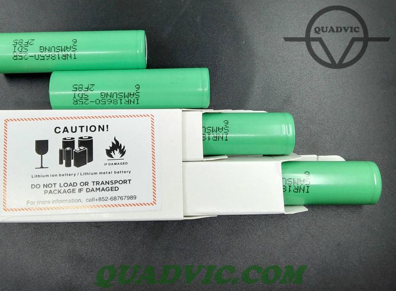 [HCM]Pin lithium Samsung 25R 18650 2500mAh  25A