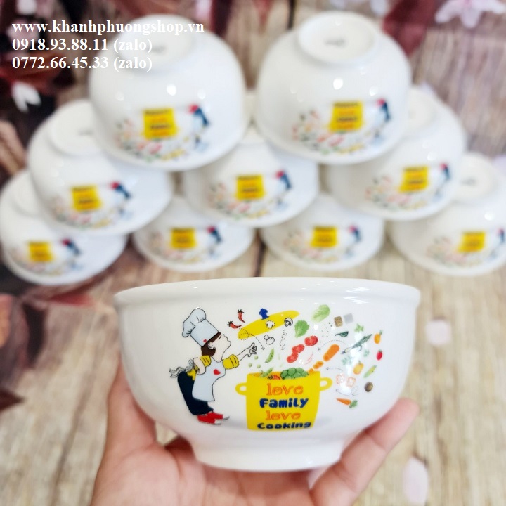 [HCM]tô sứ trắng - tô sứ