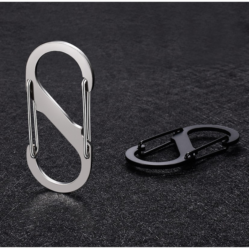 Móc khóa chữ S không gỉ 48mm