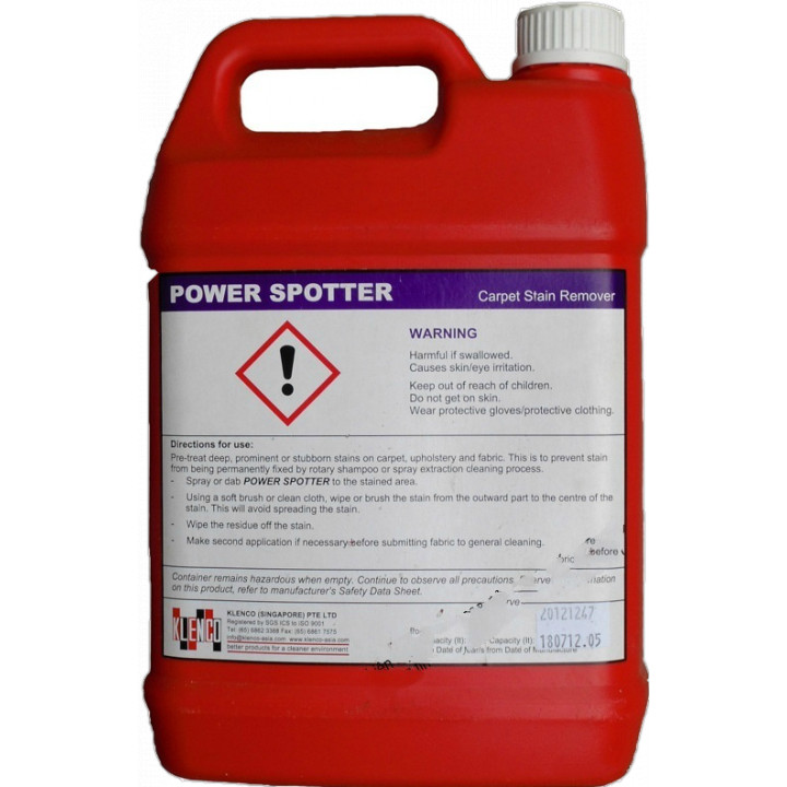 Hóa chất tẩy điểm thảm nỉ, ghế Sofa Power Spotter – Can 5L