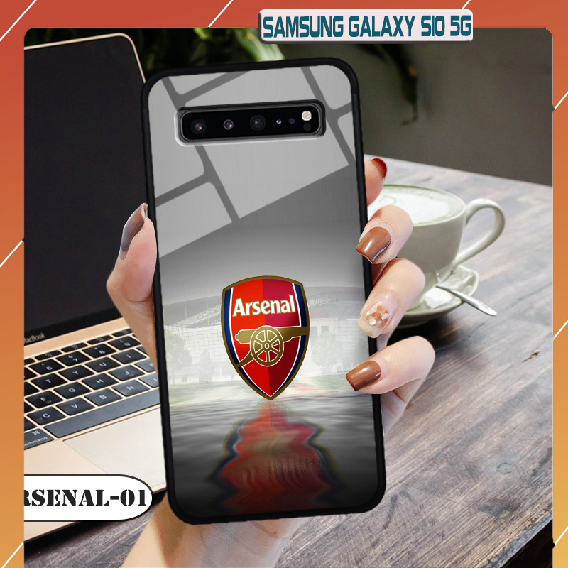 Ốp lưng kính 3D Samsung S10 5G hình đội bóng