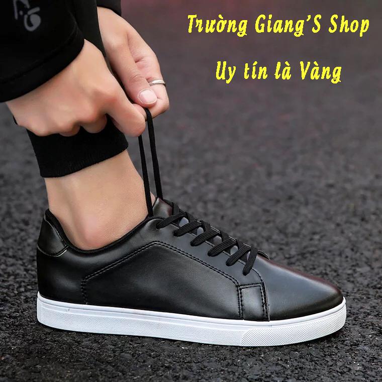 Giày thể thao nam sneaker cao cấp Đen hot 2019