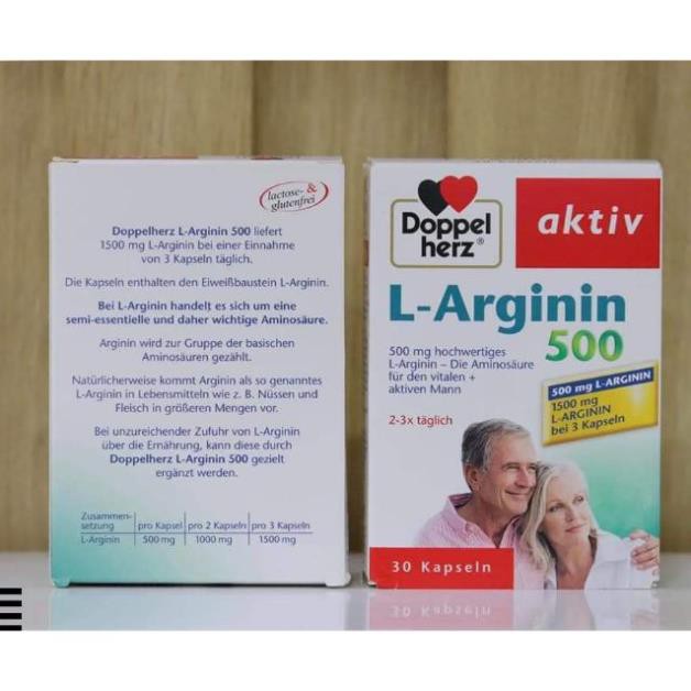 Bill kèm L- Arginin 500 dopp hàng Đức