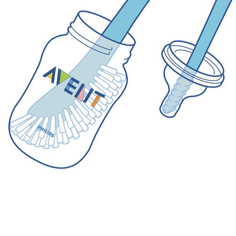 Philips Avent cọ bình sữa Màu hồng SCF145/07