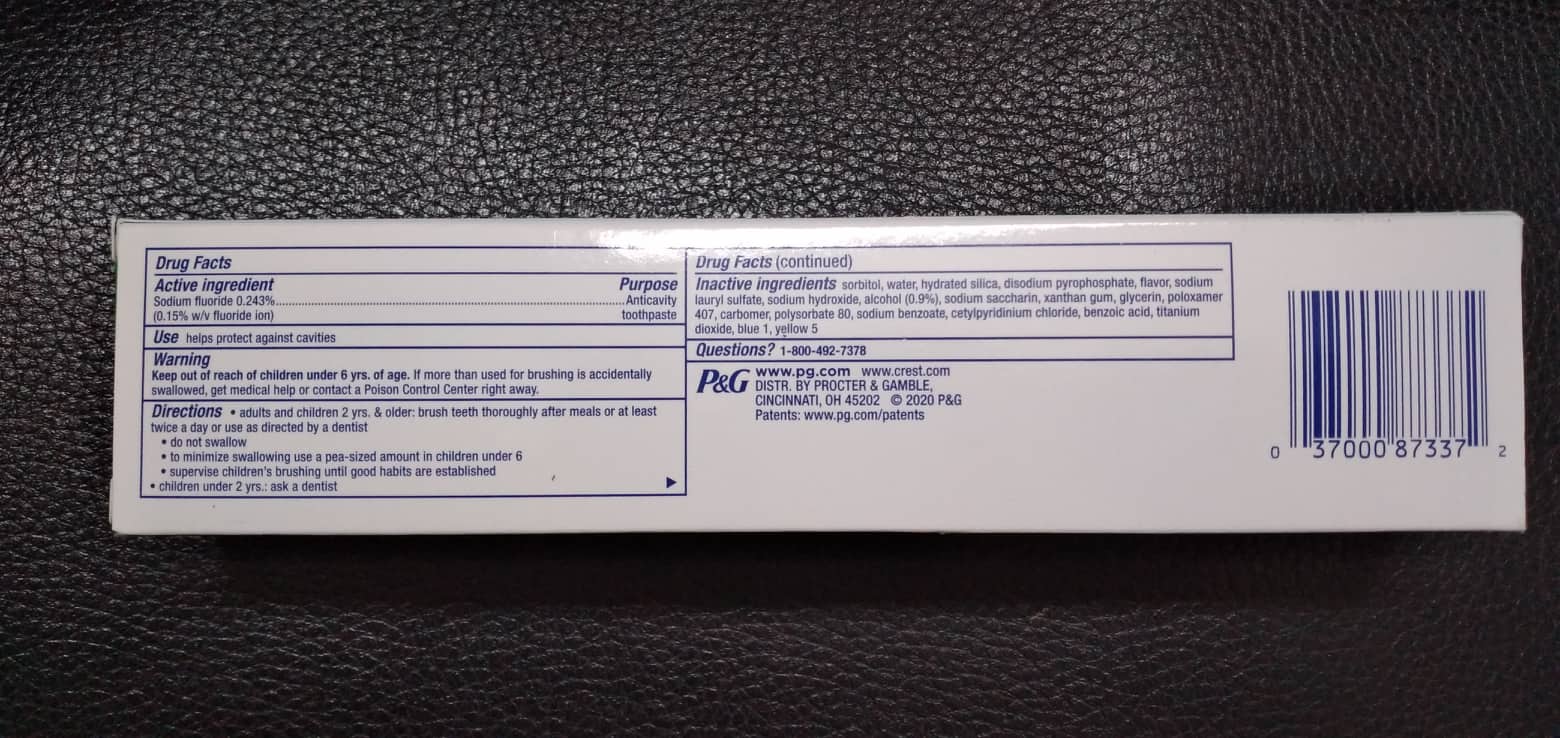 Kem đánh răng CREST-COMPLETE plus SCOPE Advanced Active Foam 232g