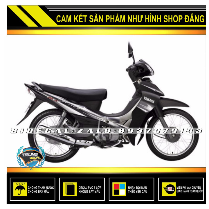Tem rời jupiter mx bạc đen