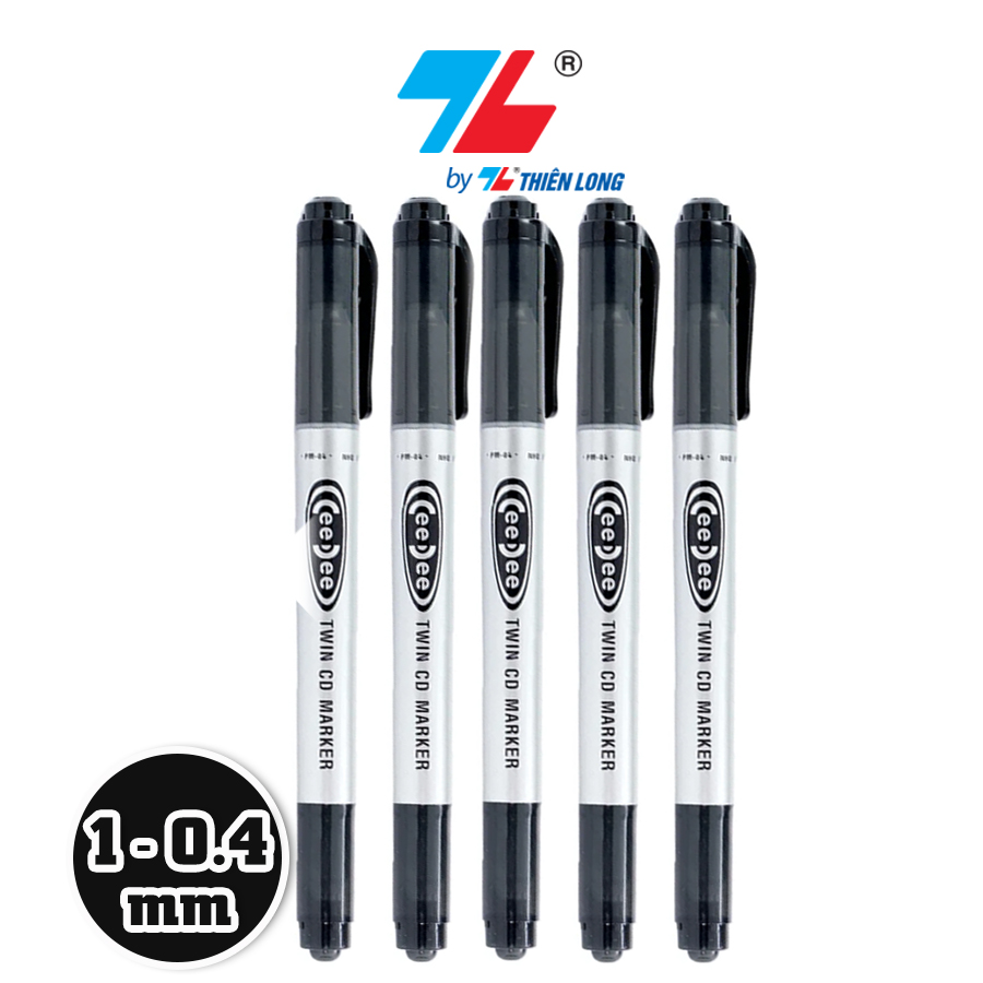 Combo Bút lông dầu Thiên Long PM-04