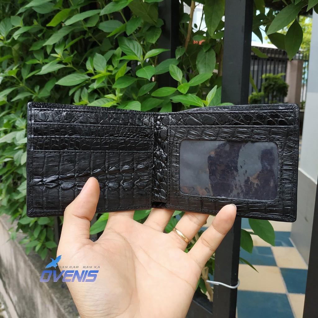 [FREE SHIP] Ví Da Cá Sấu Nam 2 Mặt. Gai Gù Đẹp Cao Cấp