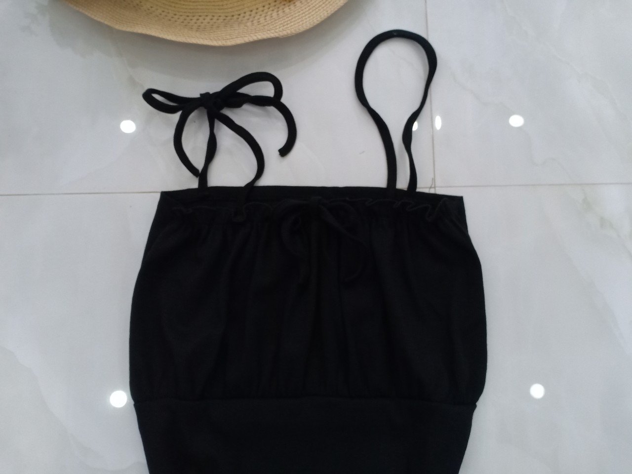 Đầm ôm body 2 dây trẻ trung (MÀU ĐEN)