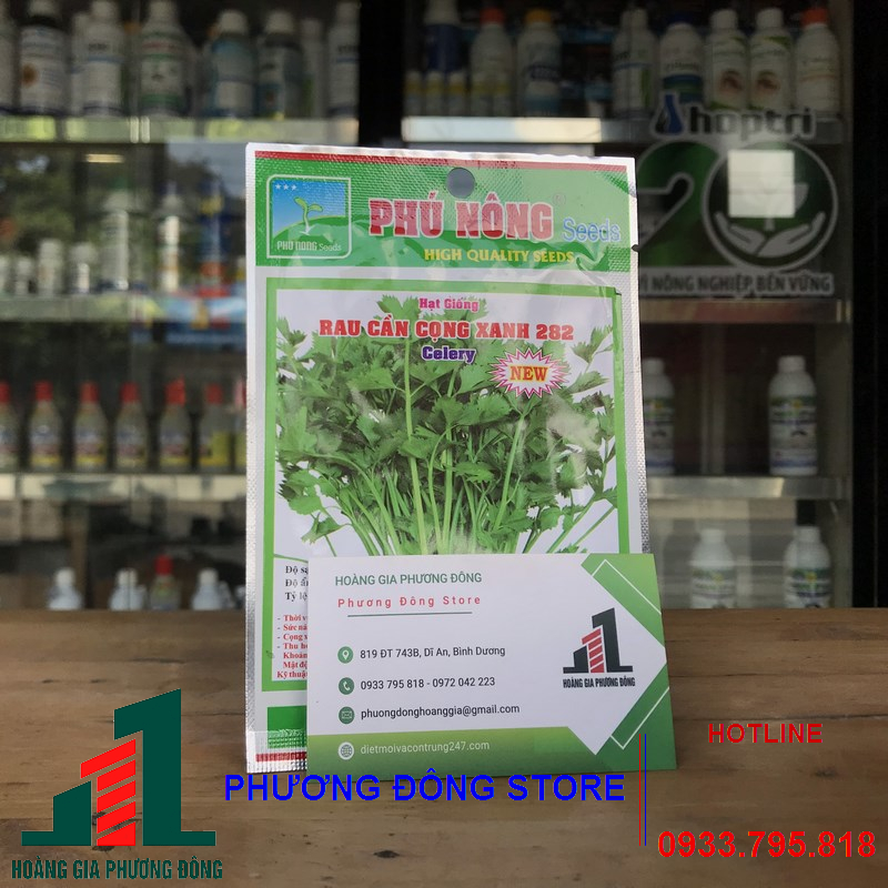 Hạt giống rau cần cọng xanh - gói 5g