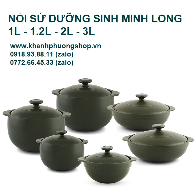 nồi đất gốm sứ Minh Long - nồi đất sứ Minh Long