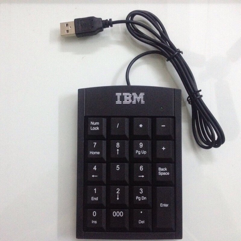 bàn phím máy vi tính✔  Bàn Phím Số IBM Cổng Usb PK