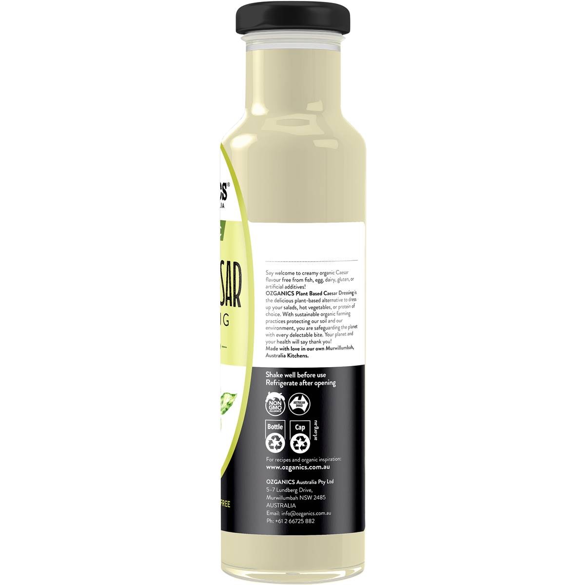 [Hoàn Tiền 15%]Sốt salad hữu cơ thuần chay Vegan Salad Dressing Ozganics chai 250ml