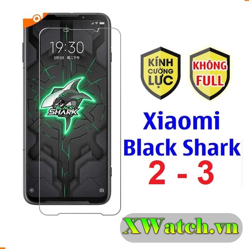 Cường lực 2,5d xiaomi black shark 3 / black shark 2 / black shark helo trong suốt