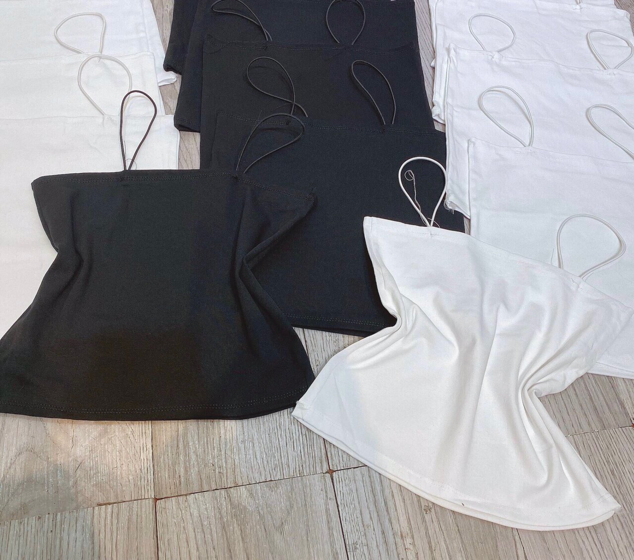 Áo quây dây bún cotton KHM21