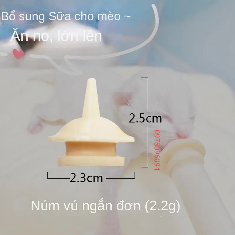 Núm vú ti giả cho chó con núm vú giả size s m cho chó con ti giả chó con núm vú giả sóc con bơm tiêm bình sữa mèo con