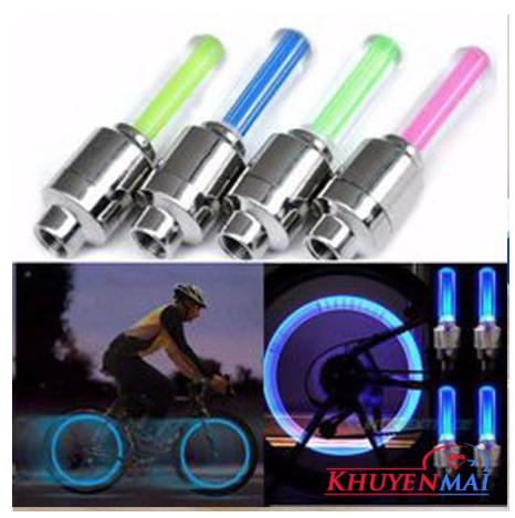 [HCM](1 bộ 2 cái) Đèn Led GẮNG VAN XE HÌNH TRỤ