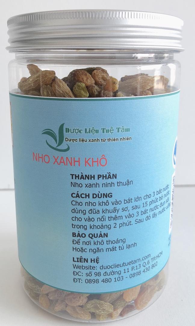 [HCM]1kg nho xanh khô - HẠT TO CAO CẤP