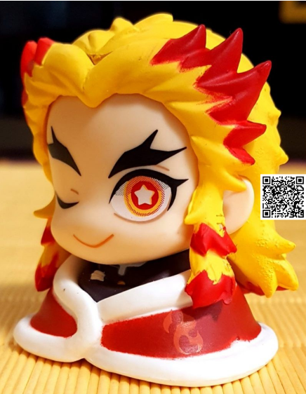 [HCM]1115 Mô hình Lưỡi Gươm Diệt Quỷ - Kimetsu No Yaiba Chibi nhân vật 2-Viêm Trụ Rengoku