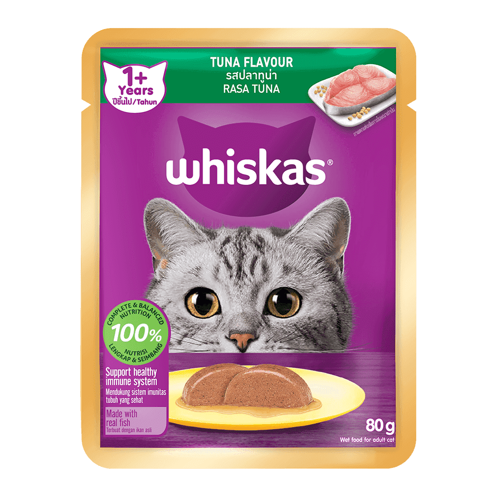 Pate Whiskas gói cho mèo các loại 85g