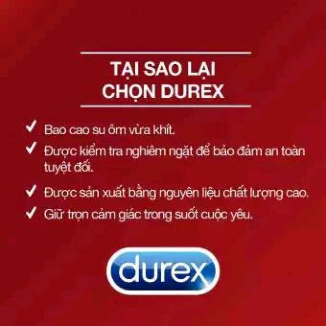 [HCM]Bộ Bao Cao Su Durex Fetherlite 3 Hộp 3 Bao