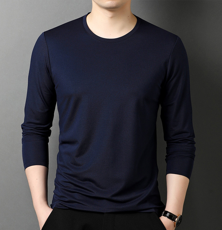 [ SIÊU SALE ] Áo thun nam tay dài cổ tròn chất cotton co giãndáng ôm cao cấp nhiều màu kiểu dáng thời trang ( 5 màu 3 size ) ( III )