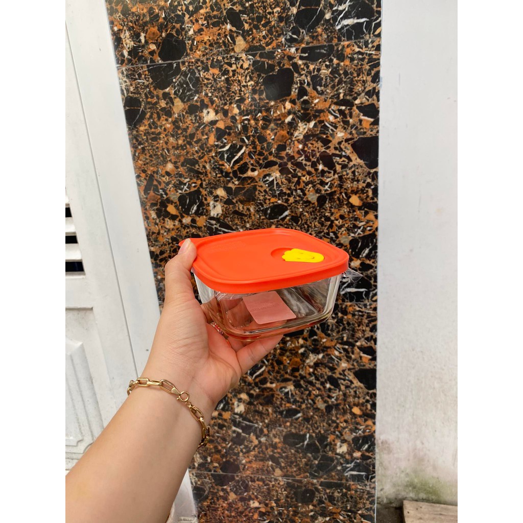 Hộp thủy tinh nắp Silicon Lock&Lock 410ml