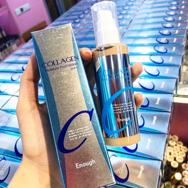 Kem Nền Collagen ENOUGH Collagen Moisture Foundation SPF15