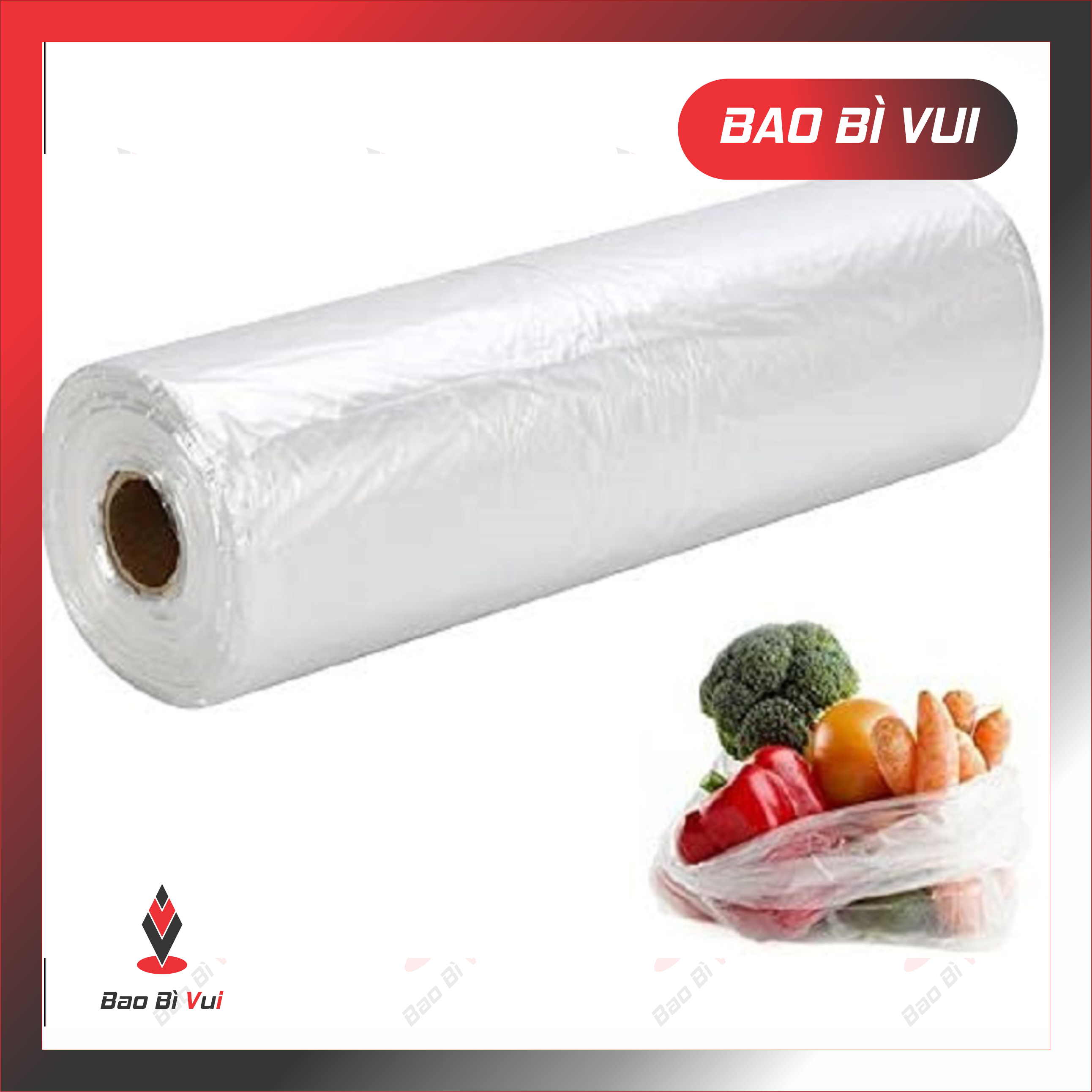 Cuộn 1 kg Túi cuộn thực phẩm CAO CẤP