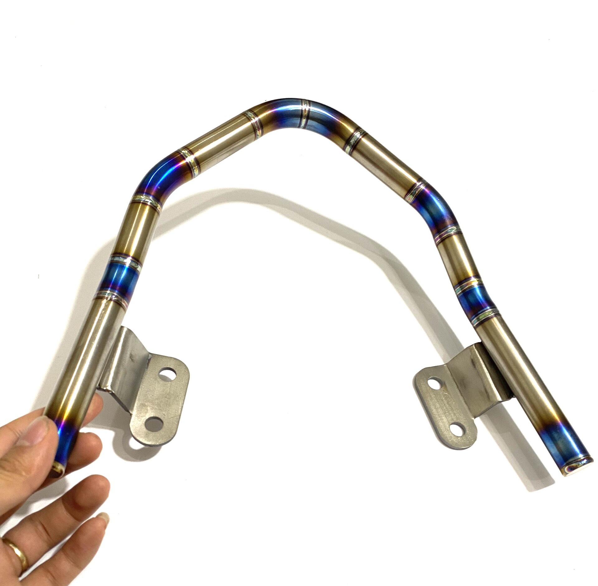 Tay xách titan Gr5 hàng chuẩn 100% lắp xe wave50cc-100-110cc