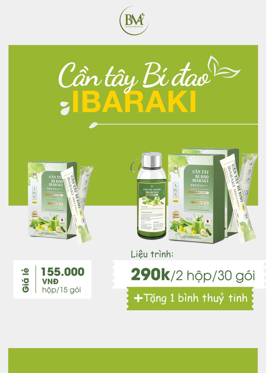 [Mẫu mới ] CẦN TÂY BÍ ĐAO IBARAKI-DETOX