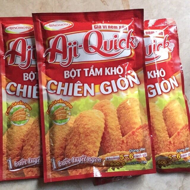 BỘT TẨM KHÔ CHIÊN GIÒN AJI QUICK GÓI 210GR - 13202