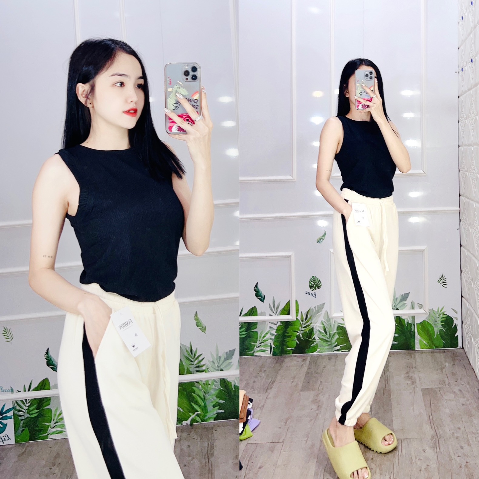 Quần nữ quần jogger thun gân quần bom bigsize